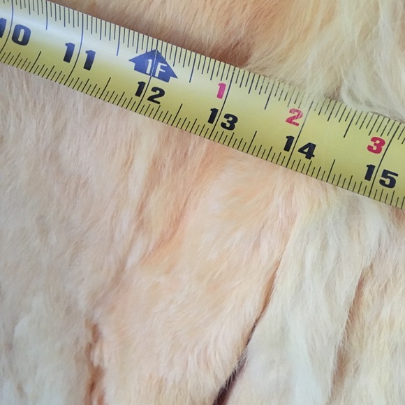 Vintage rabbit fur from Italy. Reversible. NWOT - Picture 3 of 3